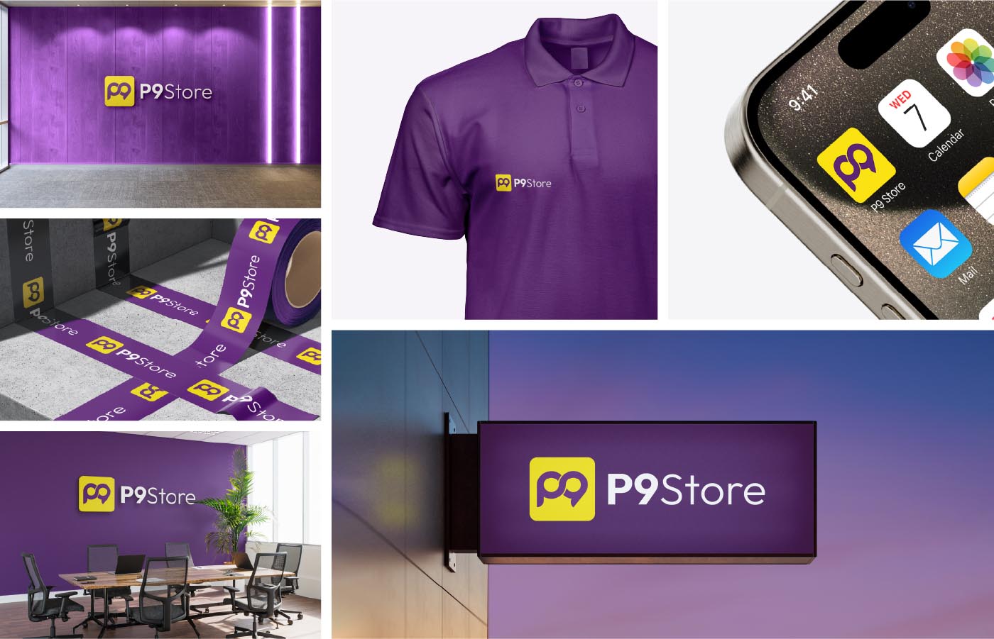 P9 Store Modern Brand Identity 2